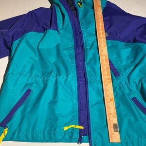 Woolrich Teal and Purple Ski Jacket